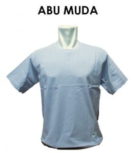 kaos abu muda