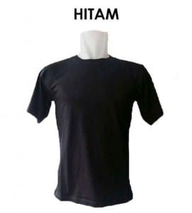 kaos hitam