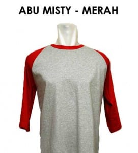 kaos raglan-abu-merah