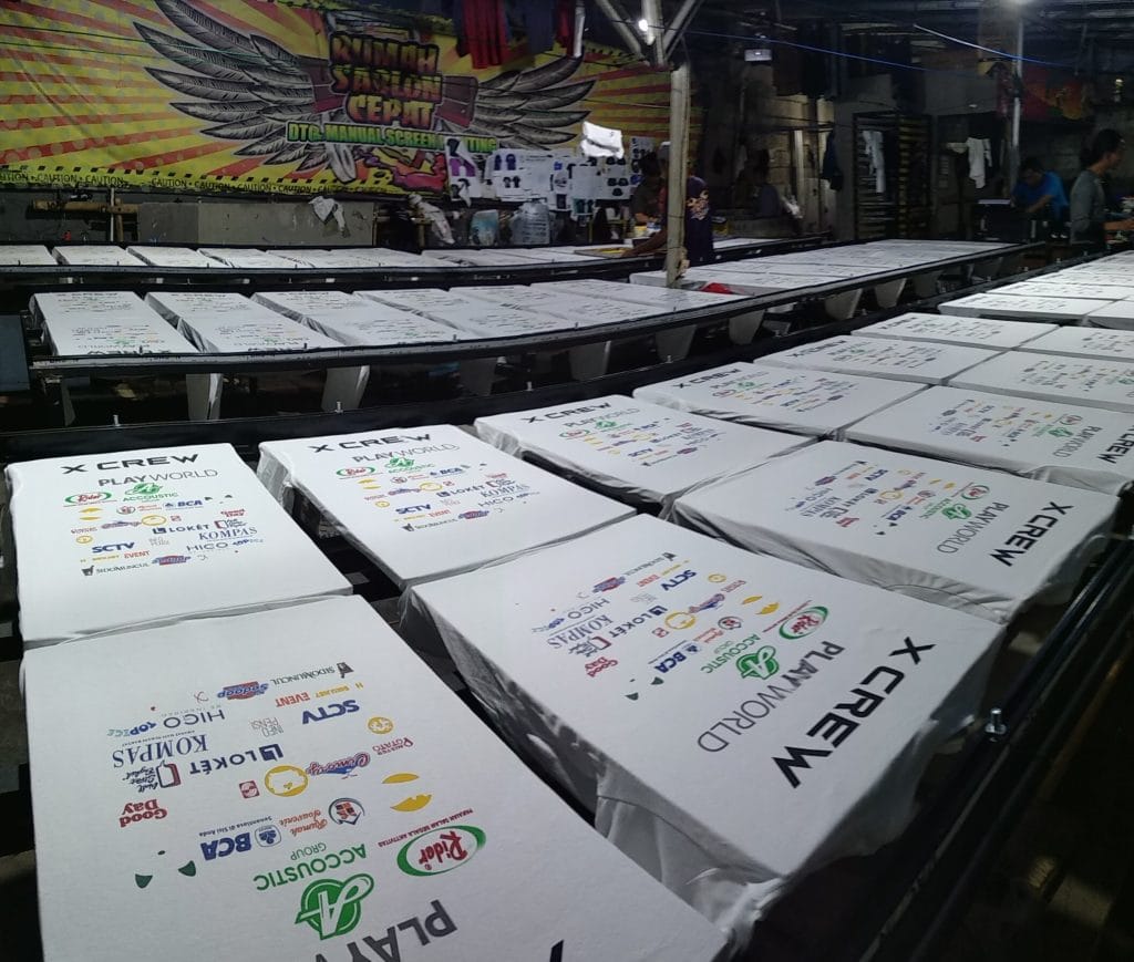sablon kaos manual terdekat