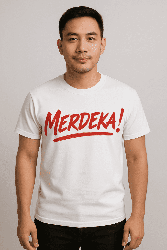 desain kaos merdeka